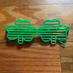 Green Shamrock Sunglasses